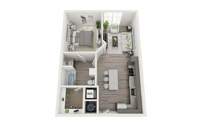 Floor plan A1B-E