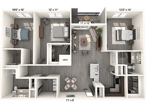 Floor plan C1