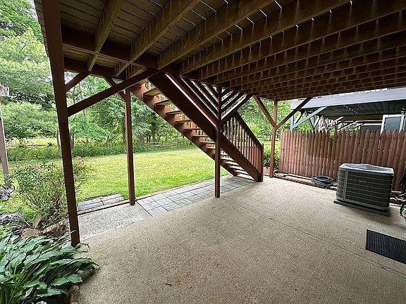 Patio from walkout basement
