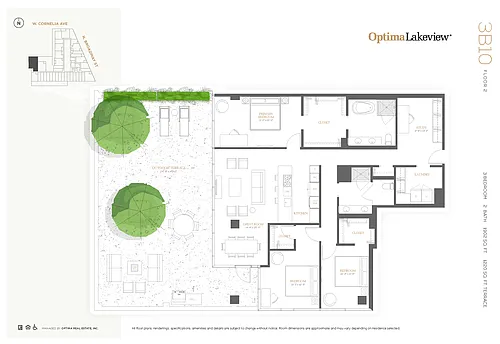 Floor plan 3B10