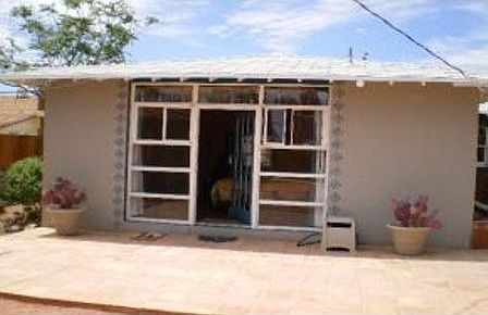 Back view of home