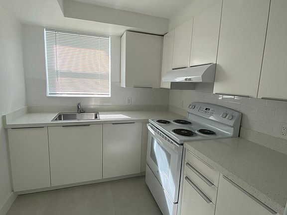 Brand new kitchen full of natural light.