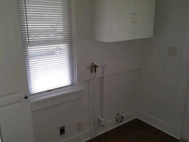 Washer and dryer area