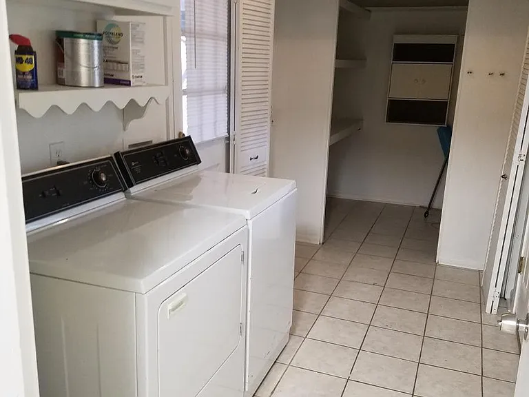 Laundry and walk in pantry