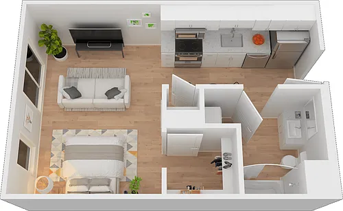 Floor plan Studio
