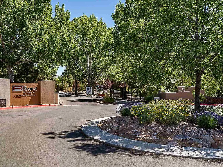 Entrance to The Reserve condo community
