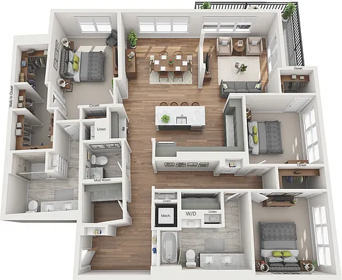 Floor plan C1A
