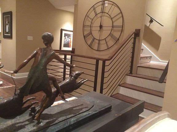 Main level open floor space