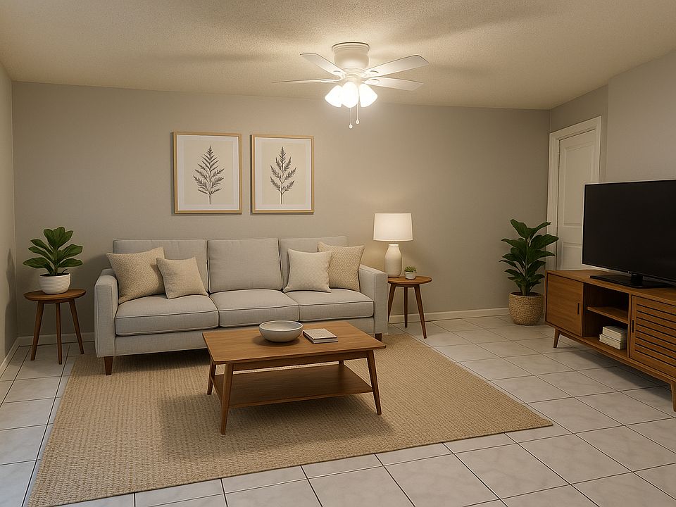 Living room ....This photo is virtually staged