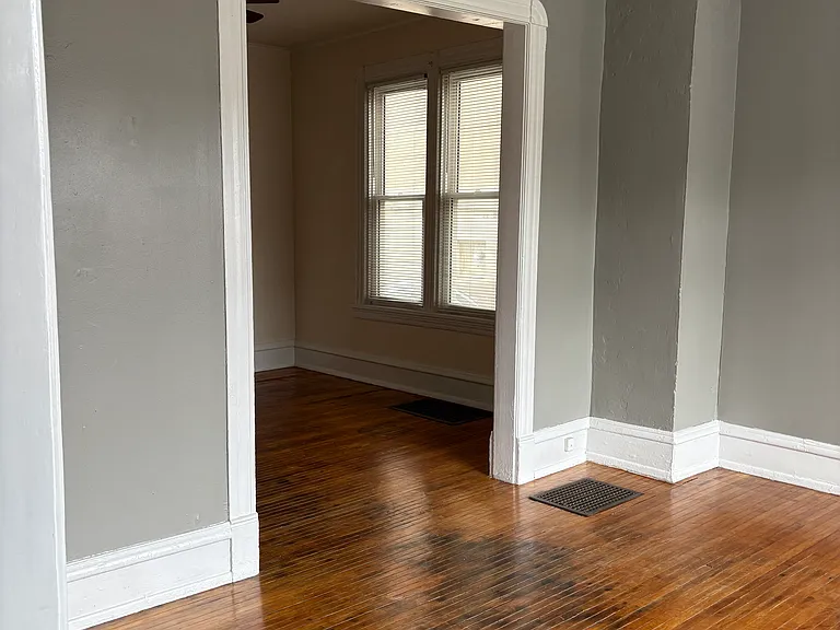 Living room looking into dining room