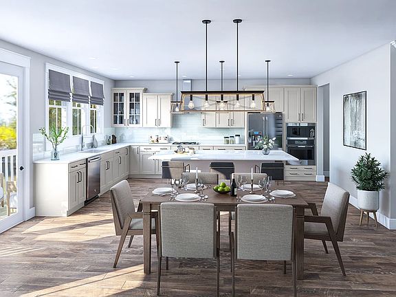 Kitchen with spacious island