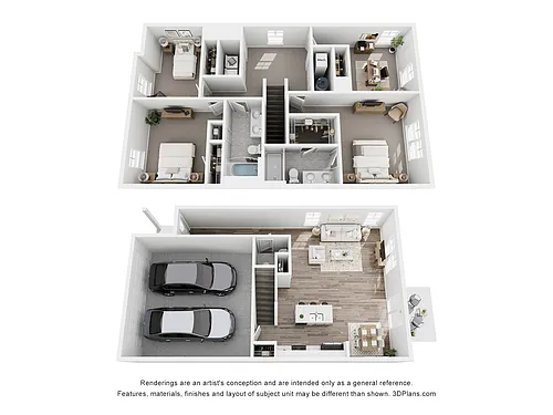 Floor plan Portsmouth Townhome