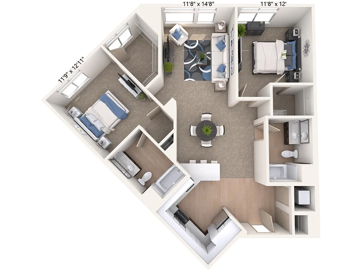 Floor plan B12-Two