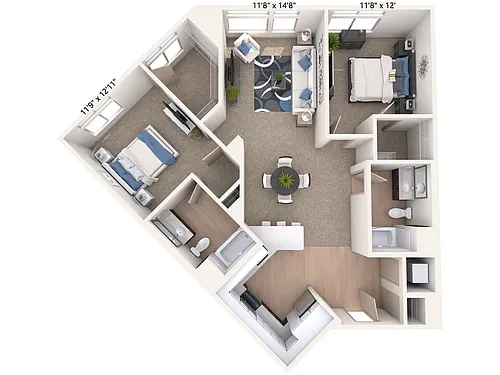 Floor plan B12-Two