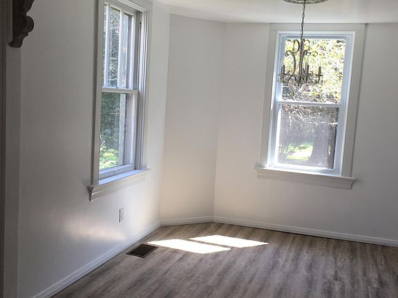 dining room with china cabinet