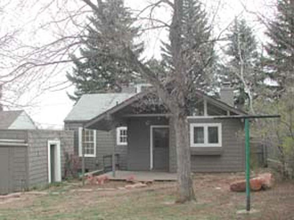 Back with fenced yard