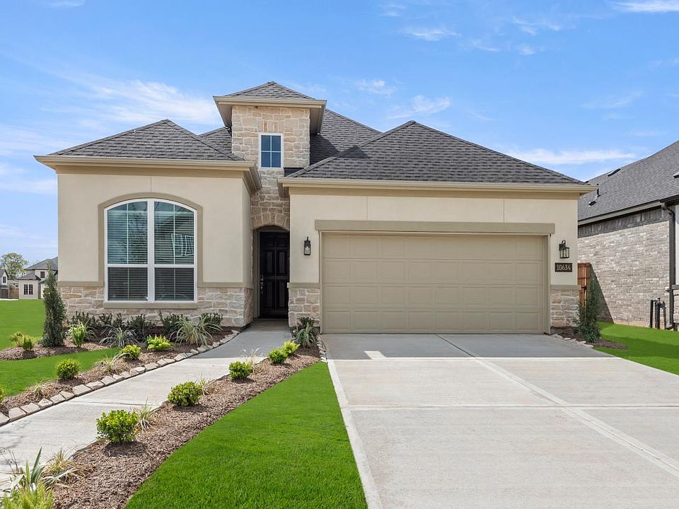 Stucco and stone exterior