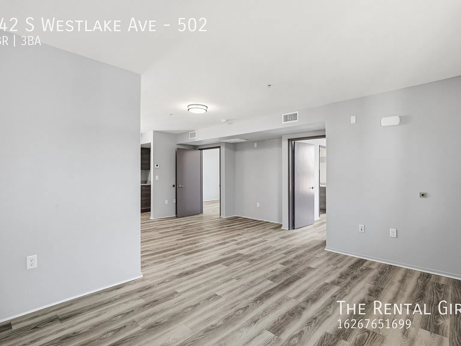 Spacious Top-Floor 3BR/2.5BA | Private Balcony + City Views | Rooftop Deck + 2 Parking Spaces Inc... — Photo 2