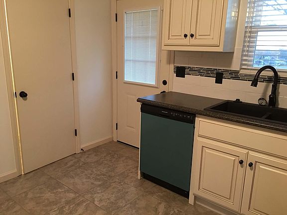 Back Door and Half-Bath view from Kitchen