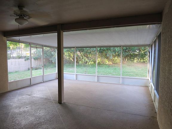 Rear patio