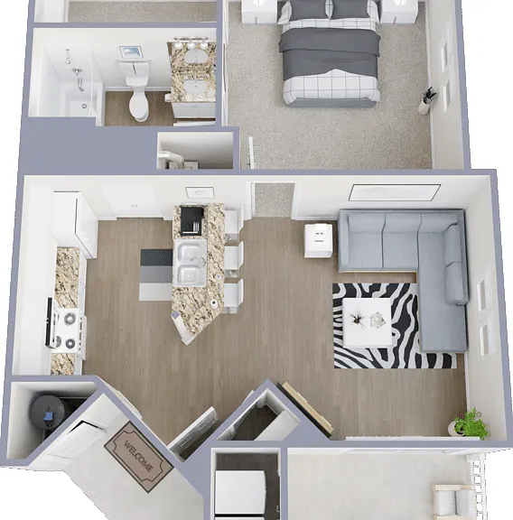 Plan A Floorplan Diagram