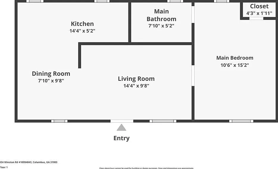 1 bed, 700 sqft, $625 — Photo 2