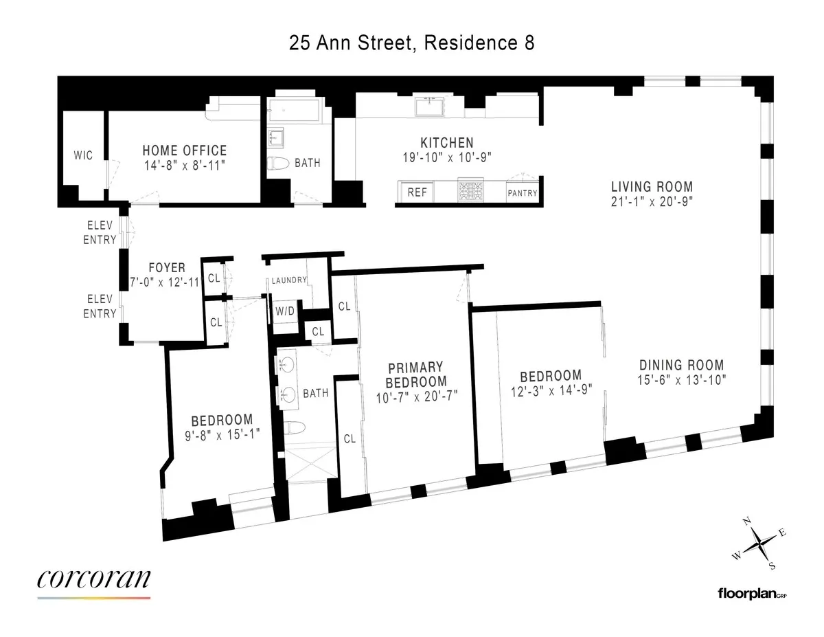 25 Ann Street #8 in Fulton/Seaport, Manhattan | StreetEasy