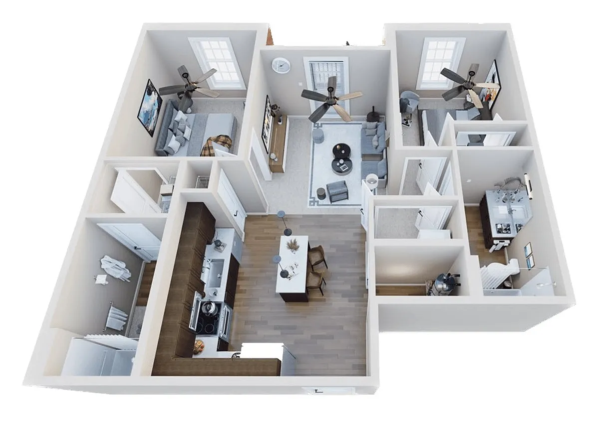 Floor plan The Muncie | 2F