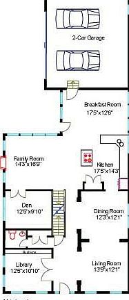 Main Level Floor Plan