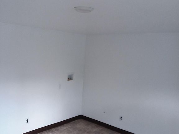 Washer hookups in kitchen area