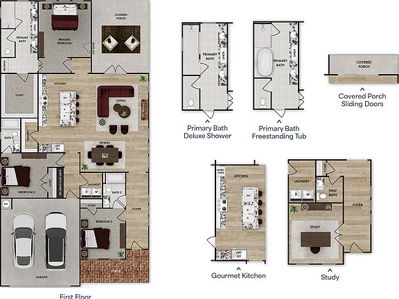 Camden Floorplan A B
