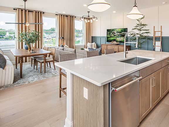 Open concept floor plan