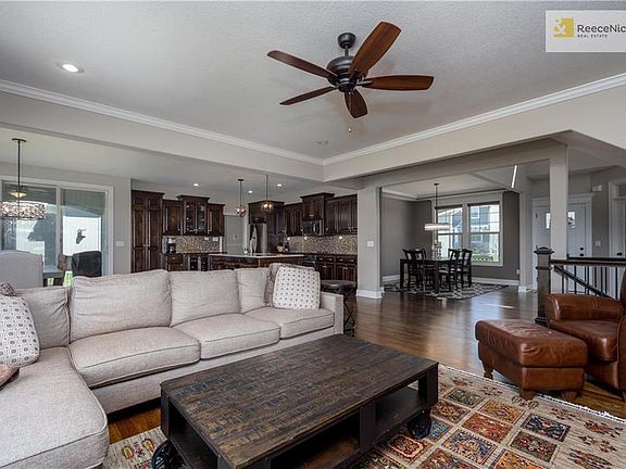 Spacious floor plan flows openly from space to space, yet offers quiet corners...