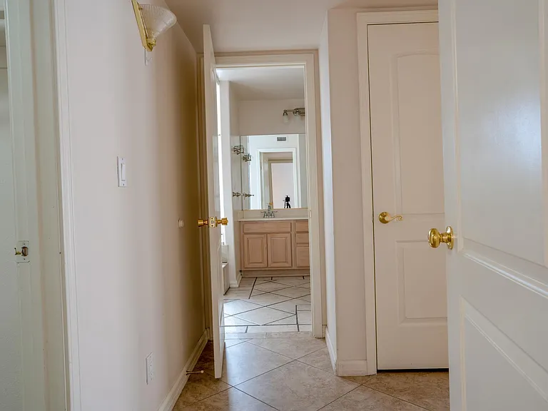 to master bathroom