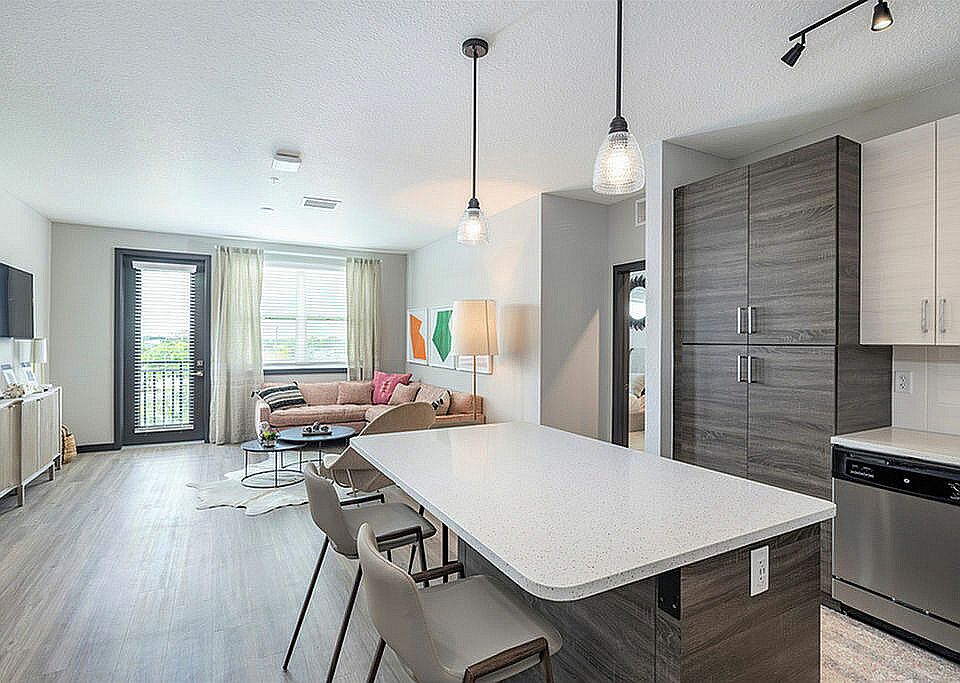 Experience the elegance of open-concept living with a touch of modern flair.