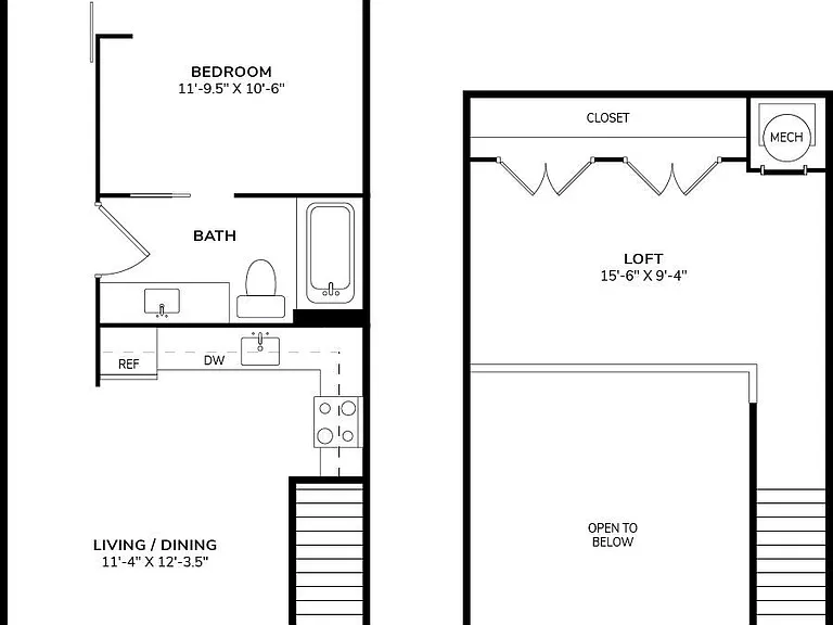 A3L floor plan 611 Shepherd