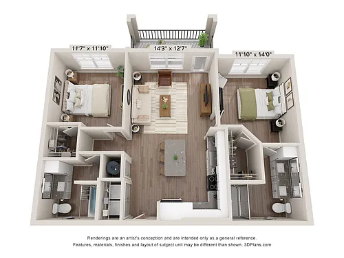 Floor plan B1
