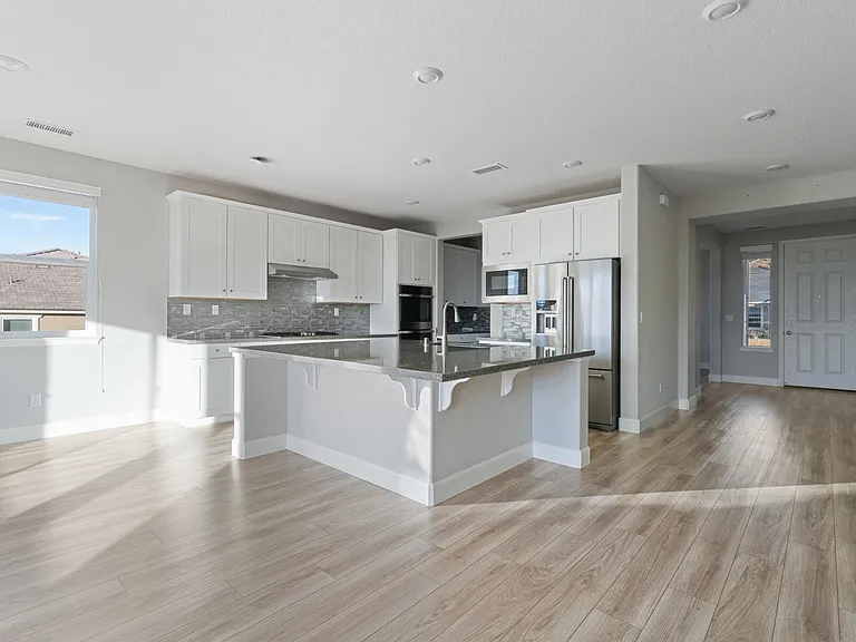 Kitchen facing front door