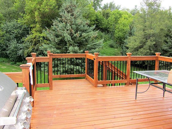 View off the deck, .37 acres