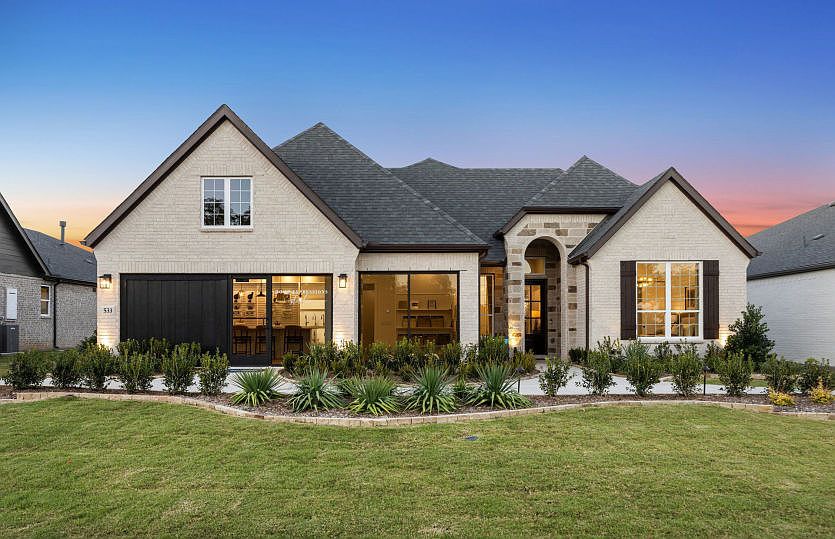 The Stellar, a one-story home with 2-car garage