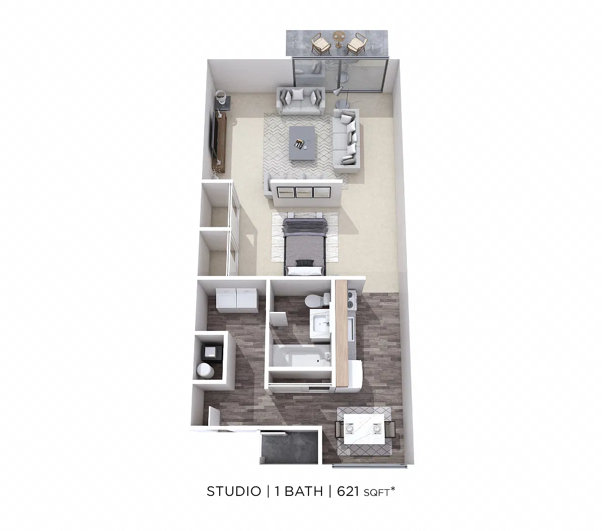 Floor plan Studio