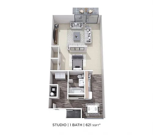 Floor plan Studio
