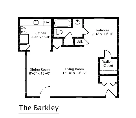 Floor plan Barkley