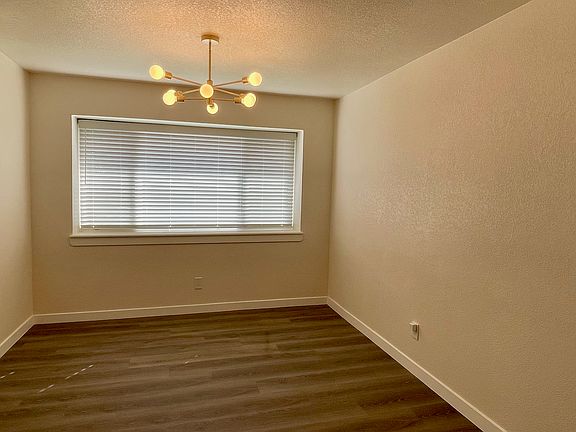 Dining area with enough room for a work desk on the side