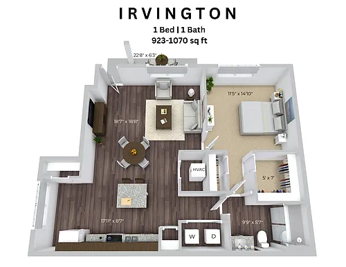 Floor plan Irvington