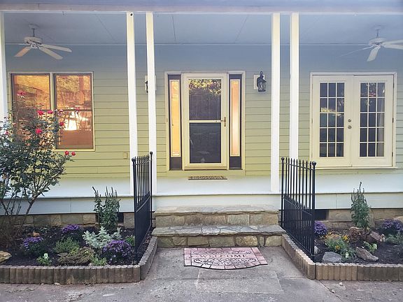 Freshly painted front of house