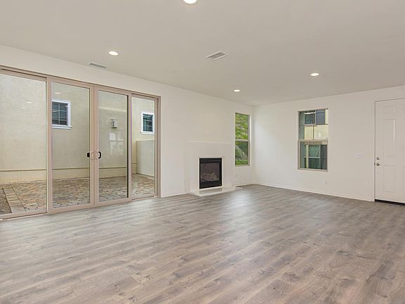 Living Area with Electric fireplace