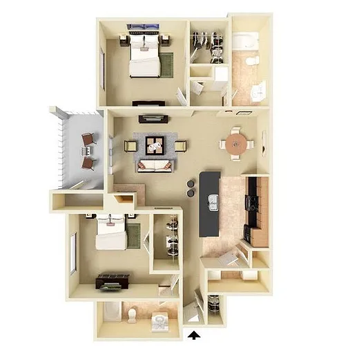 Floor plan B1R