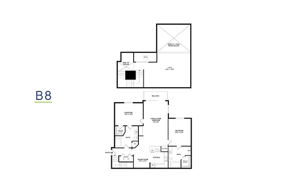 Floor plan B8 - WF