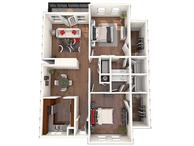 Floor plan The Chattahoochee
